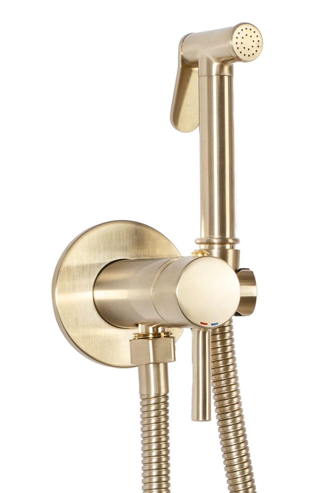 Rea Lungo Inbouw Bidetmengkraan Loop Gold Brush