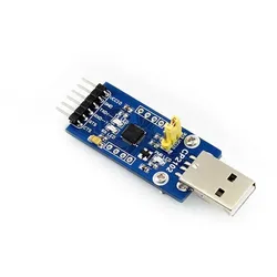 Waveshare CP2102 USB-A zu UART Brücke, USB-zu-Seriell, 12Mbit/s, 300bps-1Mbit/s, 3,3V-5V