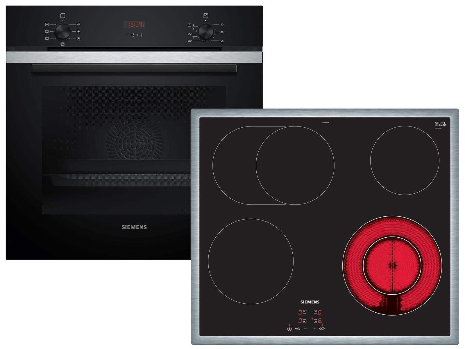 Siemens EQ212KA02Z, Keramik, 4 Zone(n), Glaskeramik, Schwarz, Berührung, 58,3 cm
