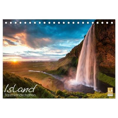 ISLAND - Traumlandschaften (Tischkalender 2027 DIN A5 quer), CALVENDO Monatskalender