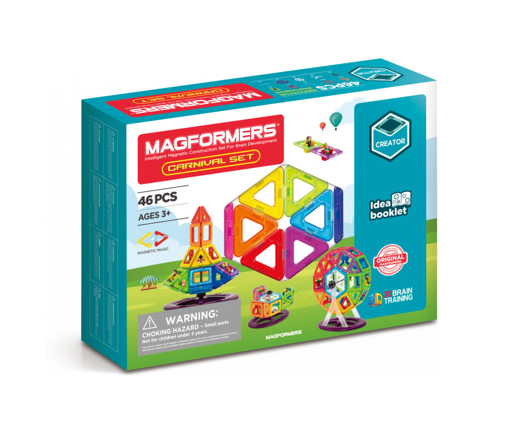 Asmodee Magformers Carnavalset met 46 onderdelen