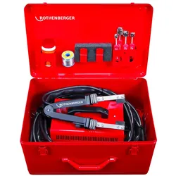 ROTHENBERGER Elektro-Weichlöt-Set ROTHERM 2000, bis 54mm, 230V + ROSOL 3 Fittingslötpaste - 36702