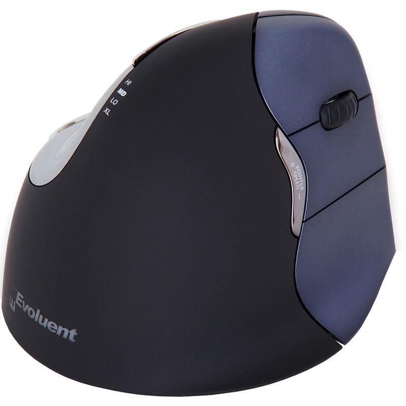 Evoluent VerticalMouse 4 USB silber (kabellos)
