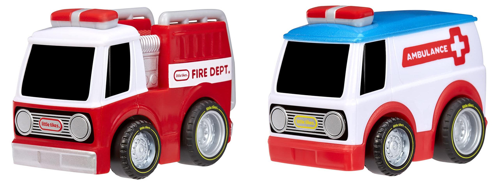 Little Tikes Crazy Fast Cars Racin' Responders 2-delig set speelgoedauto's meerkleurig