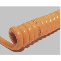 BKL Electronic, Kabelleitung, 1506127 Spiralkabel H07BQ-F 400mm / 1600mm 7G 1.50mm2 Orange 1St. (1600 m)