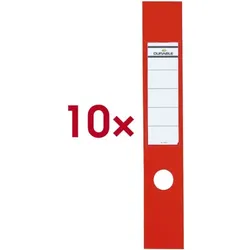 Durable Selbstklebende Rückenschilder »Ordofix« rot, 8 cm