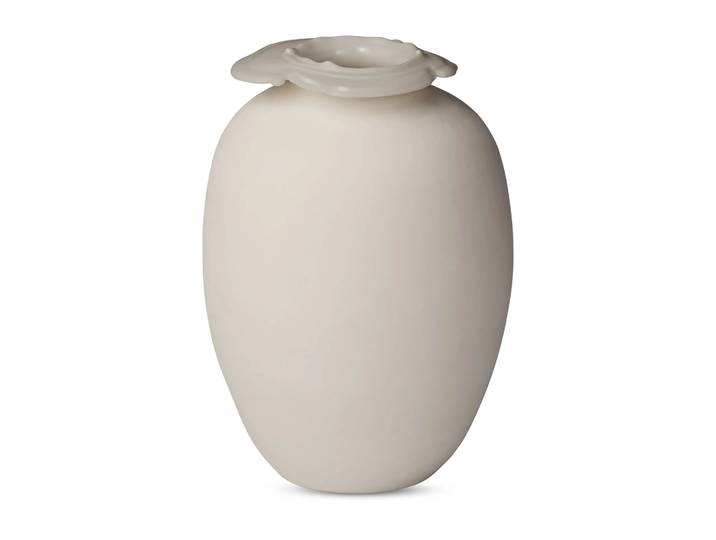 Northern Vase Brim 18 cm Beige