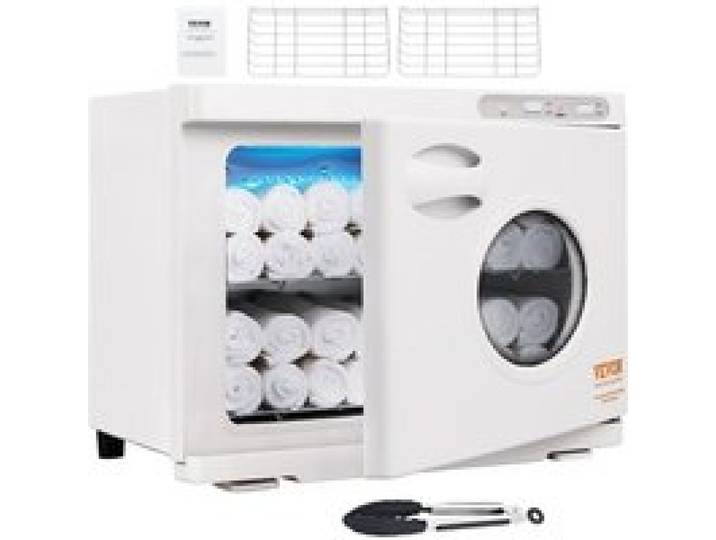 Chauffe-Serviettes VEVOR RTD-23A 23 L avec Lumière UV et 2 Paniers en Acier Inoxydable