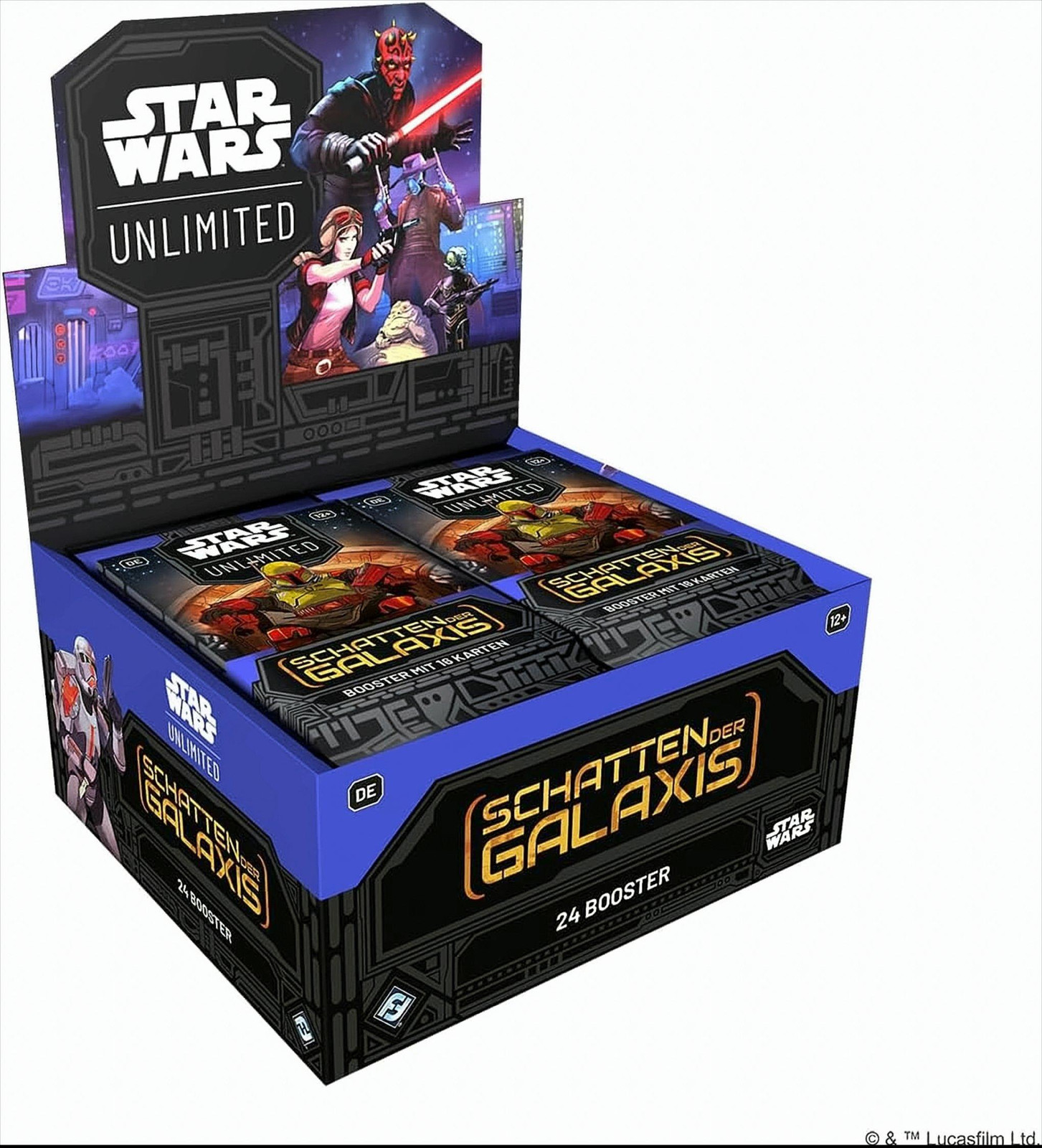 Fantasy Flight Games Star Wars Unlimited Schatten der Galaxis Booster Display (24 boosters) Duitse versie