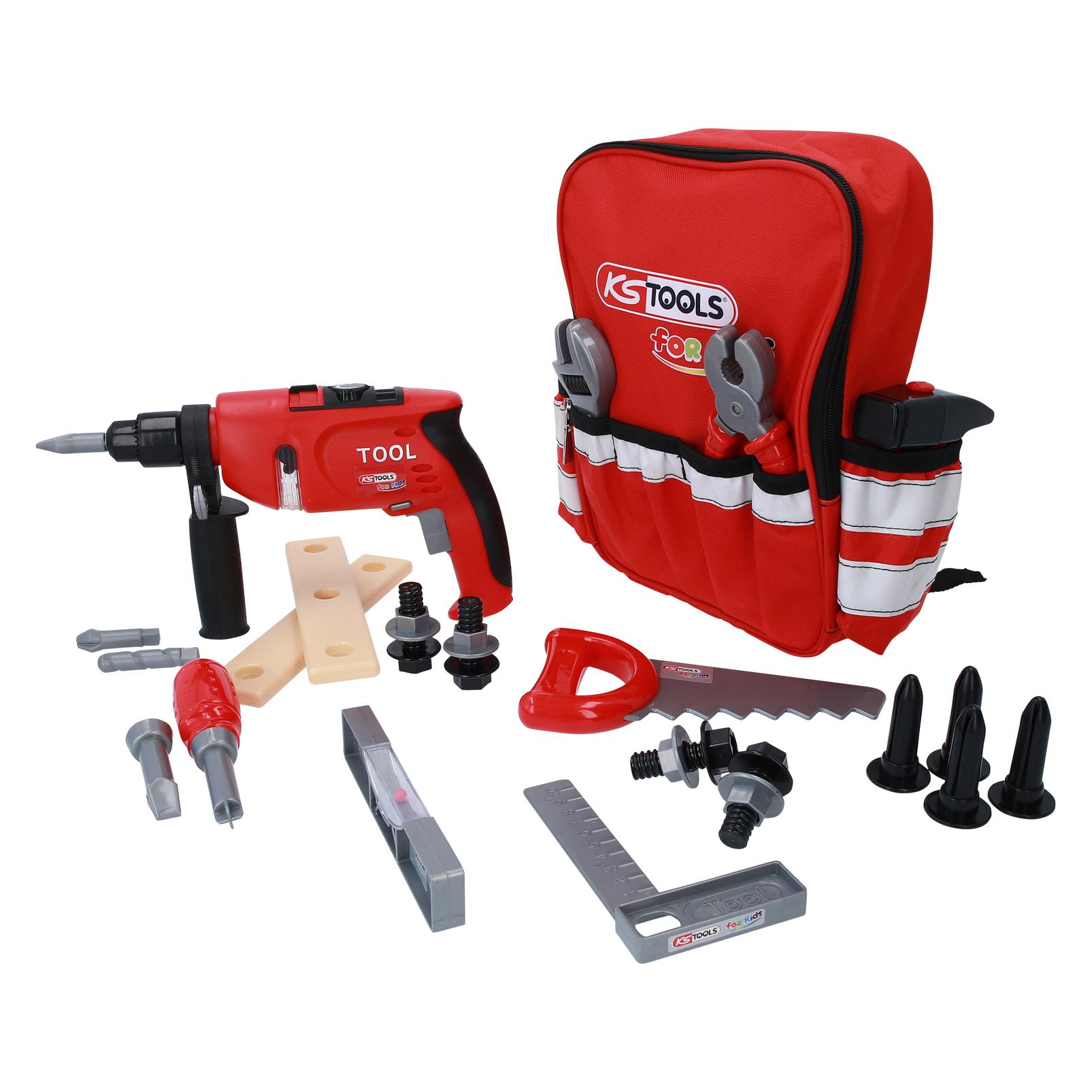 KS Tools Werkzeug-Satz mit Rucksack für Kinder (100201)