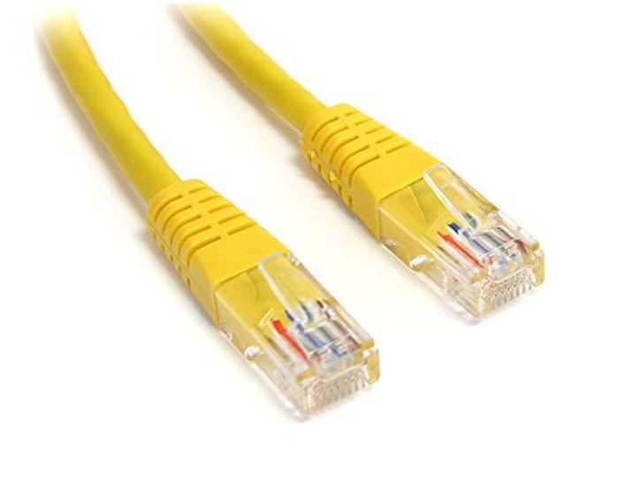 LOGON UTP Cat.5e netwerkkabel 15 m geel - netwerkkabel (15m, RJ-45, geel)