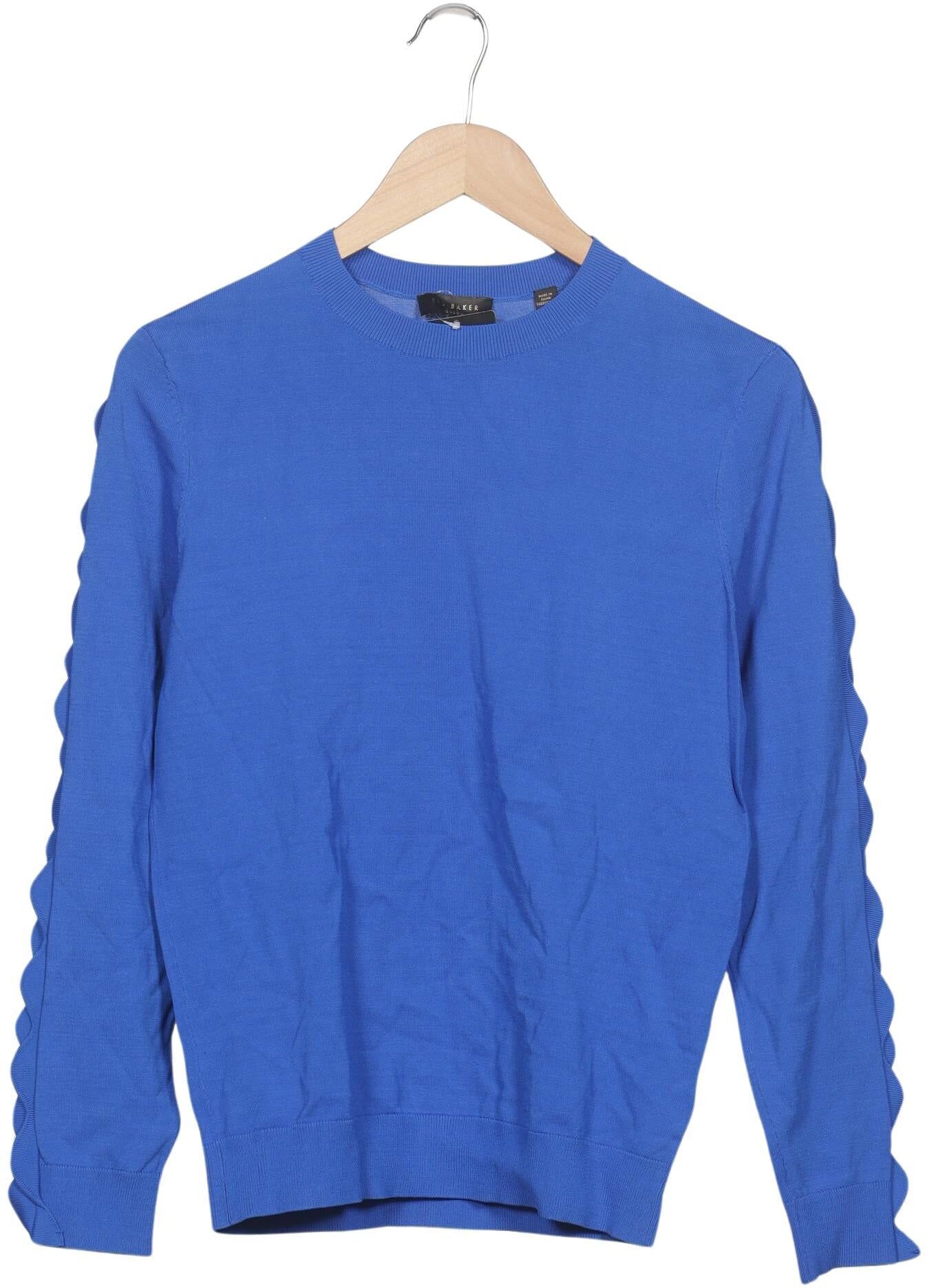 TED Baker Damen Pullover, Blau, Gr. EU 38 (Ted Baker 2), Viskose / Synthetik - Second Hand