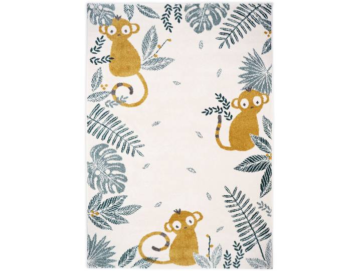 Kinderteppich Lancy Honey Tiermuster 120 x 170 cm - Material: Polypropylen - Kinderteppich