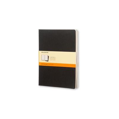 Moleskine Cahier Extra Large liniert schwarz. 3er Pack