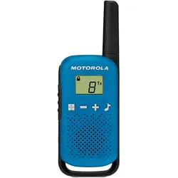 Motorola PMR T42 (4 km), Walkie Talkie, Blau, Schwarz
