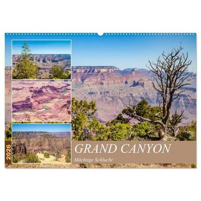 GRAND CANYON Mächtige Schlucht (Wandkalender 2026 DIN A2 quer), CALVENDO Monatskalender
