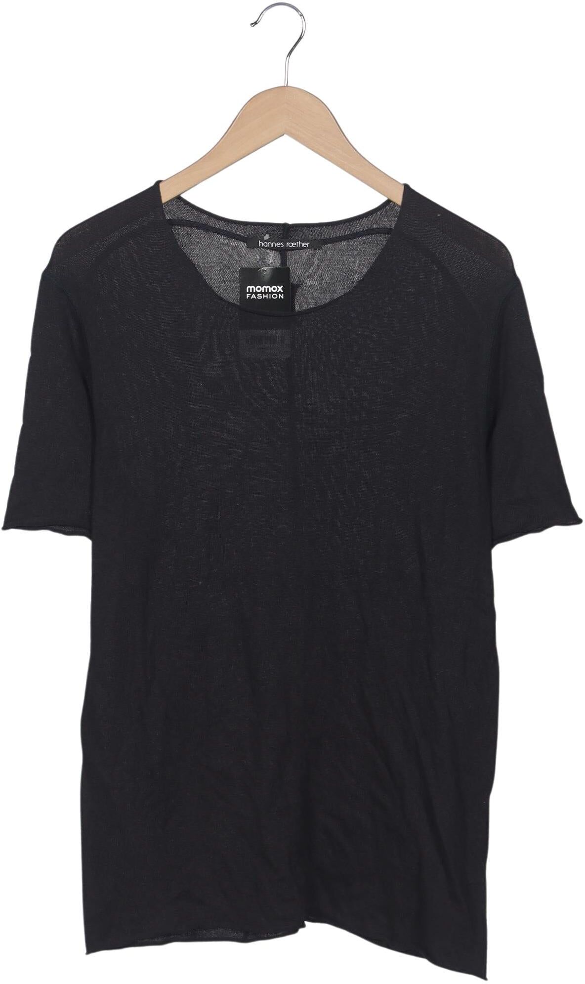 hannes roether Herren T-Shirt, Schwarz, Gr. M, kein / Etikett - Second Hand