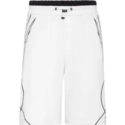 PLEIN SPORT Jogging-Shorts SCRATCH, Größe XXL in Weiß 0102