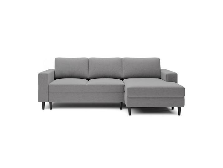 ECKSOFA Nalika Grau Velours