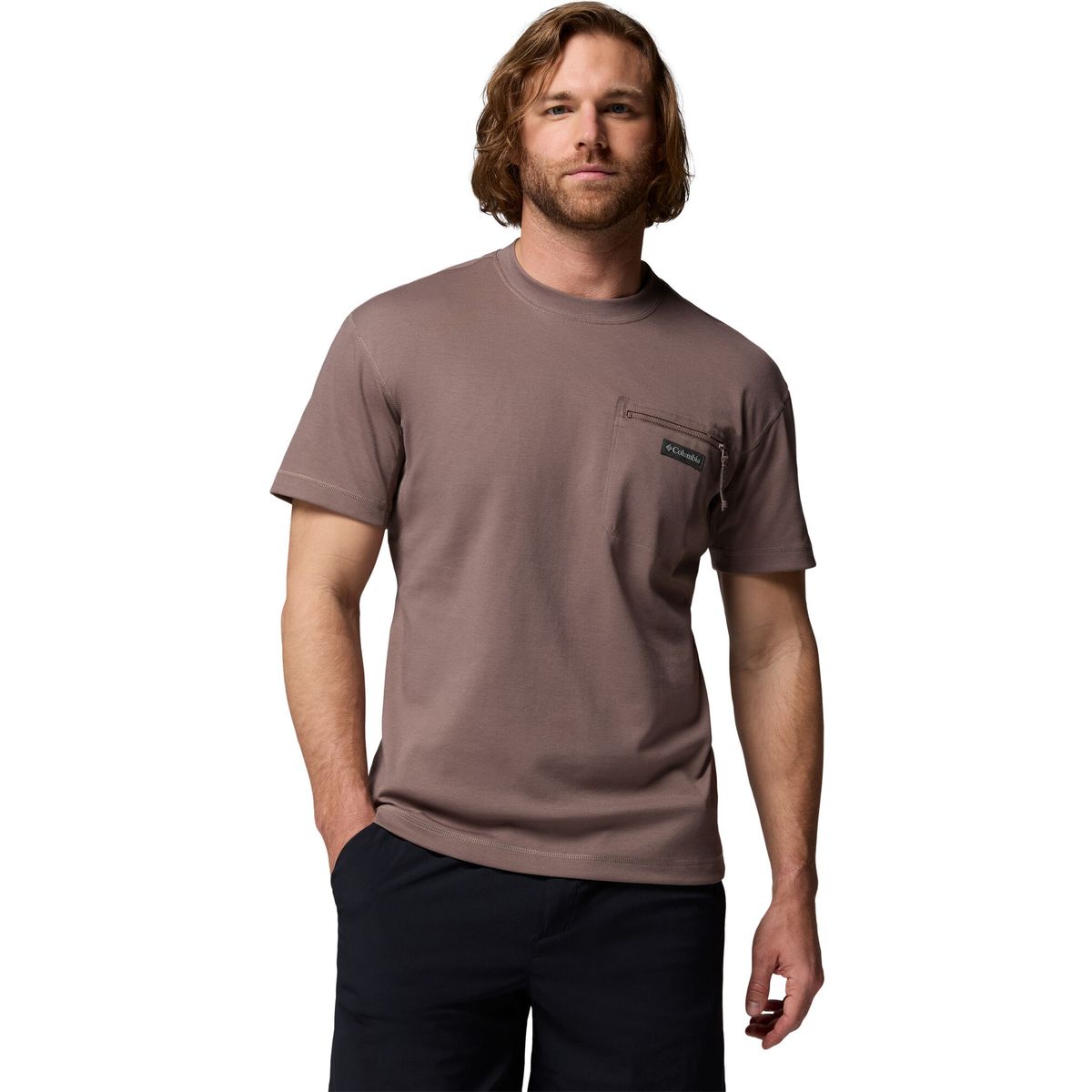 Columbia Men's Echo Passage Technical T-shirt iron (254) XL 215766-2157661-254-XL