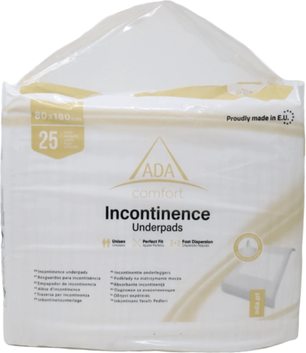 Adacomfort Resguardos para Incontinência 80 x 180 cm 25 un