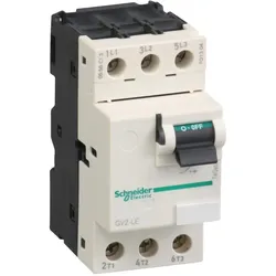 Schneider Electric GV2LE05 Motorschutzschalter, 3p, 1A, magnetischer Auslöser, Kipphebel