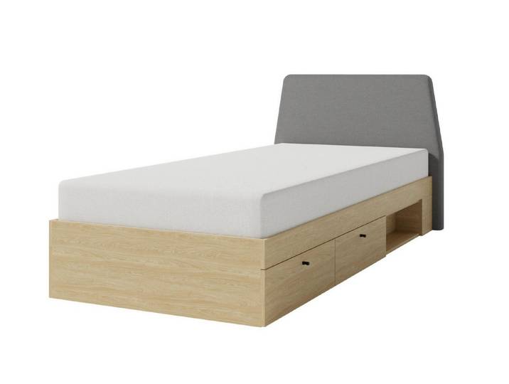 Deine Möbel 24 Jugendbett ALBI 90/200 und 120/200 (Jugendbett, 1-tlg), Kinderbett Jugendbett mit zwei Schubladen