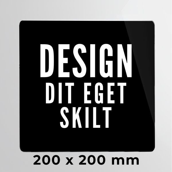 Peleman Skilt   Kvadrat   20 X 20 Cm
