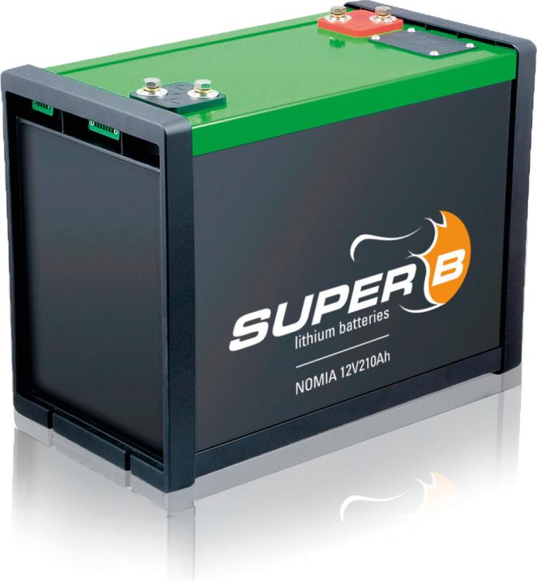 Super B Nomia 12V 210Ah - Leistungsstarke LiFePO4 Batterie 0% MwSt. - § 12 Abs. 3 UStG.