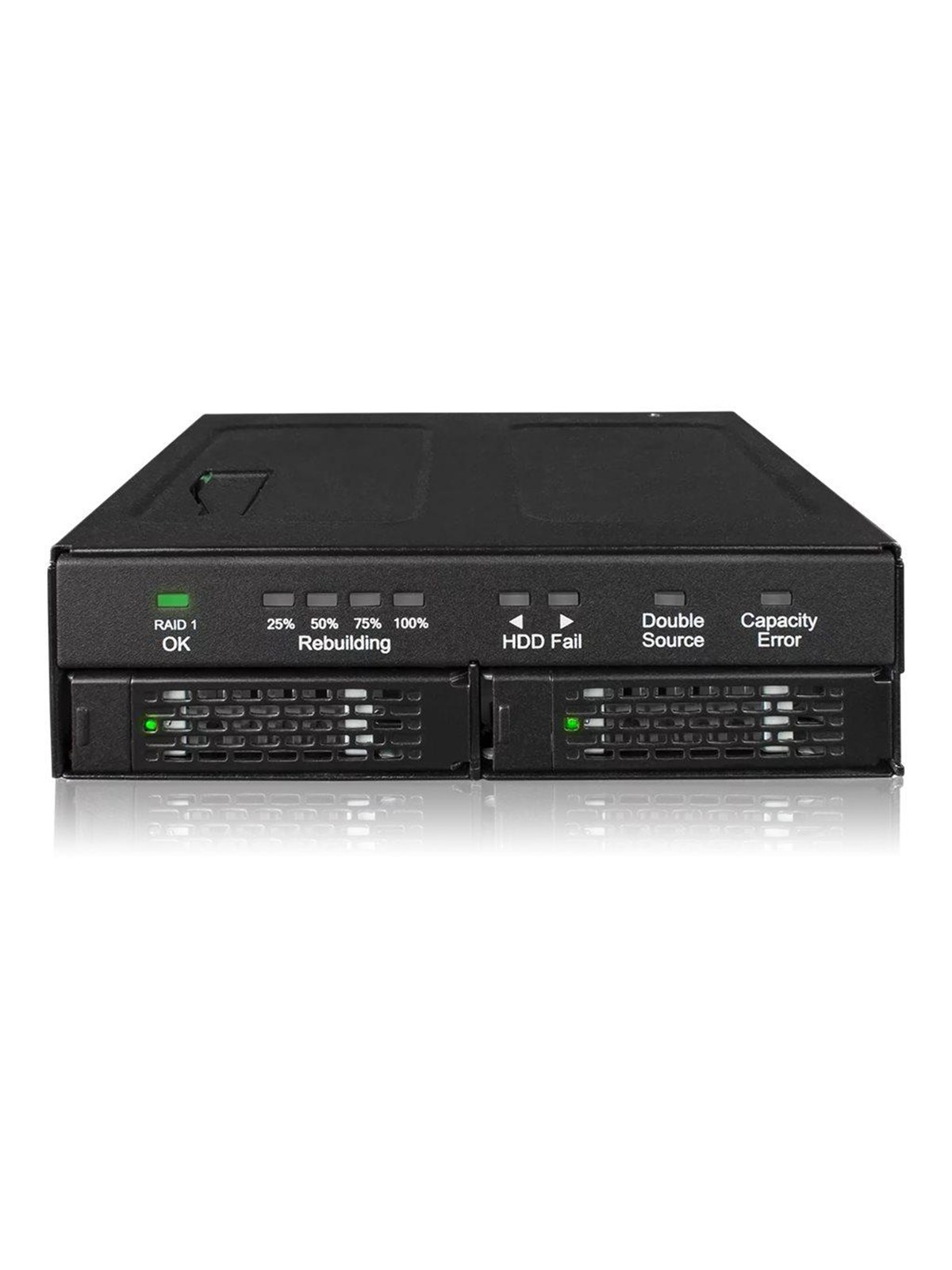 Icy dock ToughArmor RAID MB902SPR-B R1 - internal RAID enclosure - SATA 6Gb/s - SATA 6Gb/s