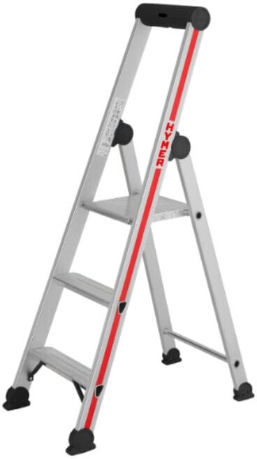 Escabeau simple avec plate-forme, 3 marches Hymer (412603)