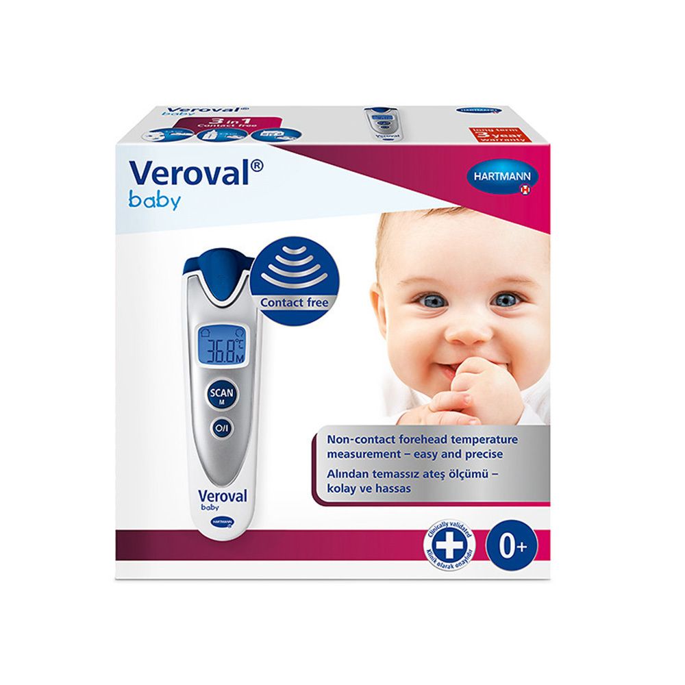 Veroval Baby Thermometer silber 1 St