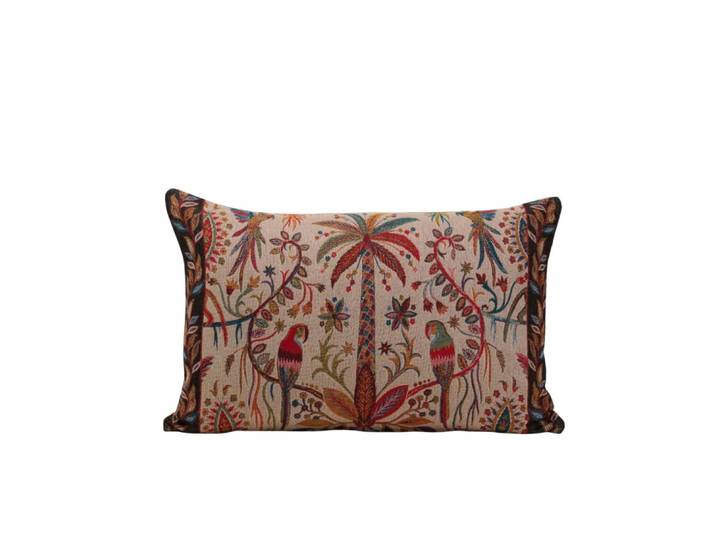 Housse de coussin en coton multicolore 40x60 cm