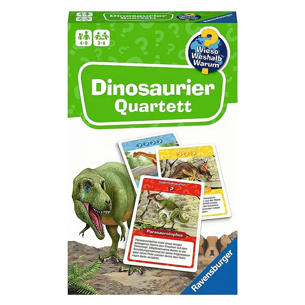 Ravensburger Wieso? Weshalb? Warum? Dinosaurier Quartett (Deutsch, 3 - 6 Spieler) (22359)