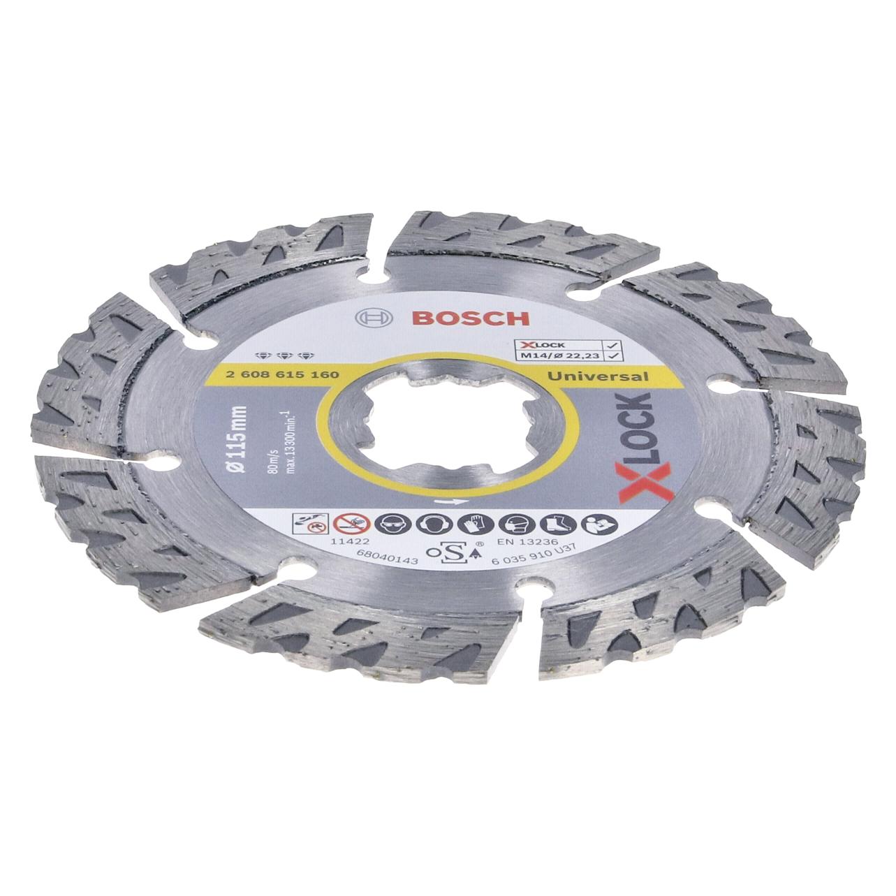 Bosch Professional Zubehör X-LOCK DIA-TS 115x22 23 Bf. Univ. (2608615160)