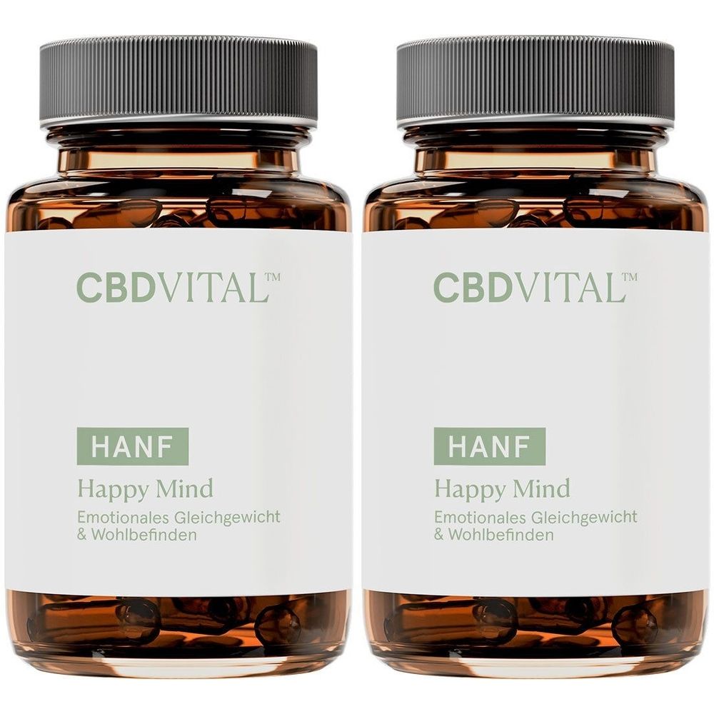 CBD Vital Hanf Happy Mind x2 2x60 St Kapseln