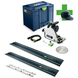 Festool Tauchsäge TS 60 KEBQ-Plus 100Y 578214 + 2x FS 1400/2 + Verbinder FSV/2
