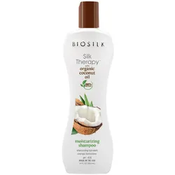 355ml BIOSILK Silk Therapy Coconut Oil Moisturizing Shampoo