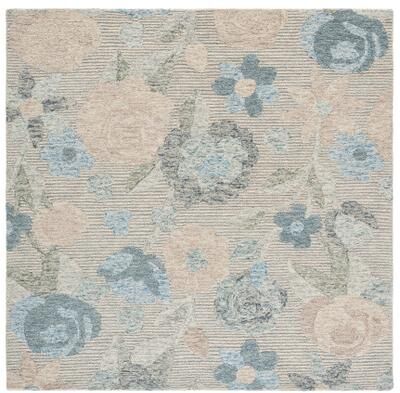 SAFAVIEH Handmade Metro Hyri Floral Wool Area Rug