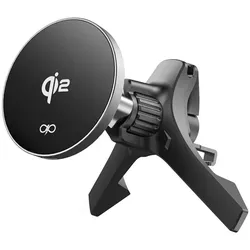 Force Power Auto Halter MagSafe Qi2 15W Lüftung, Smartphone Halterung, Schwarz
