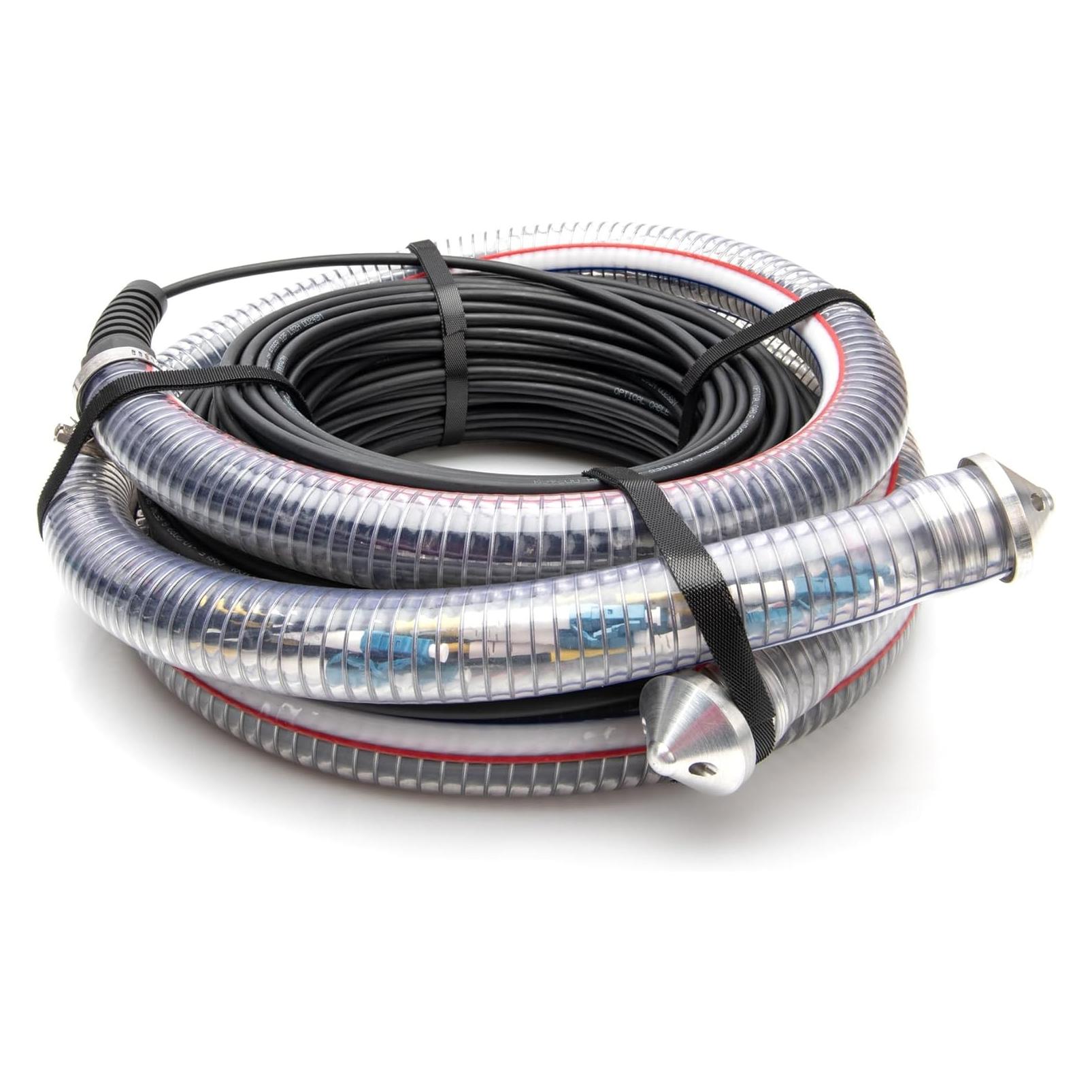 Digitus Vorkonfektionierte Glasfaser Universal Breakout Kabel, Multimode OS2, 8 Fasern, LC/UPC - LC/UPC (50 m) (DK-2A338U050BK-BBB)