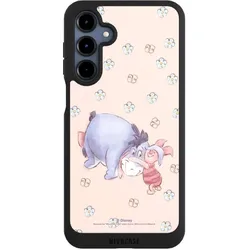 Nivocase Handyhülle für Samsung Galaxy A16 5G Hülle NIVOpure Case Schwarz Disney Esel Winnie Puuh Ferkel (Samsung Galaxy A16 5G), Smartphone Hülle, Schwarz