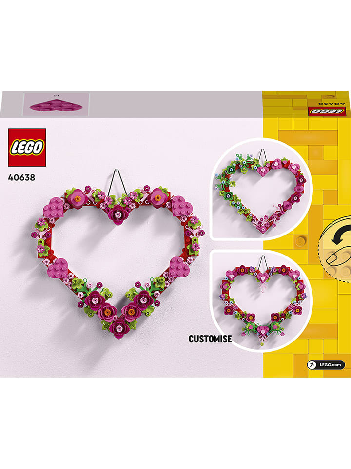 LEGO® Icons: Herz-Deko - ab 9 Jahren - onesize