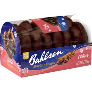 Bahlsen Lebkuchen Brezeln Edelherb, mit edelherber Schokolade, 175 g