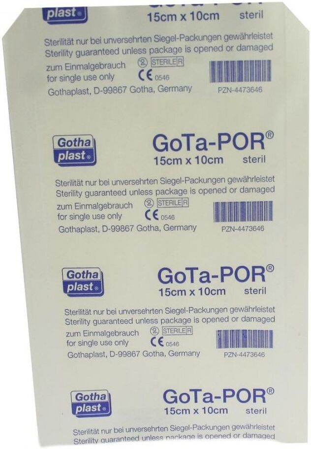 Gota-por Wundpflaster steril 100x150 mm