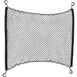 HP Autozubehör 19.298 Gepäck- und Kofferraumnetz Passend für Modell (Auto) Universal (L x B) 90 cm x 50 cm Schwarz