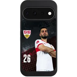 Nivocase Hülle für Google Pixel 11 Handyhülle NIVOcore Case Schwarz Offizielles Lizenzprodukt VfB Stuttgart (Google Pixel 11), Smartphone Hülle, Schwarz