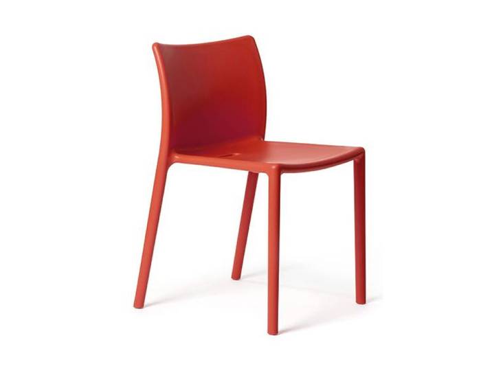 MAGIS set 4 chaises AIR-CHAIR (Rouge - Polypropylène)