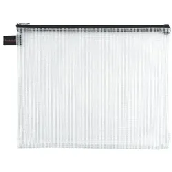 Foldersys Reißverschluss- und Mundschutzbeutel B5 quer transparent, 29.8x23.7 cm