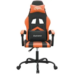 vidaXL Antoine (Ohne Fussablage), Gaming Stuhl, Orange